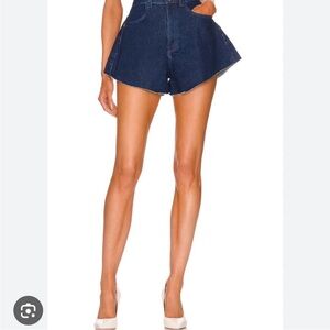 WeWoreWhat Bell Flare Denim Shorts